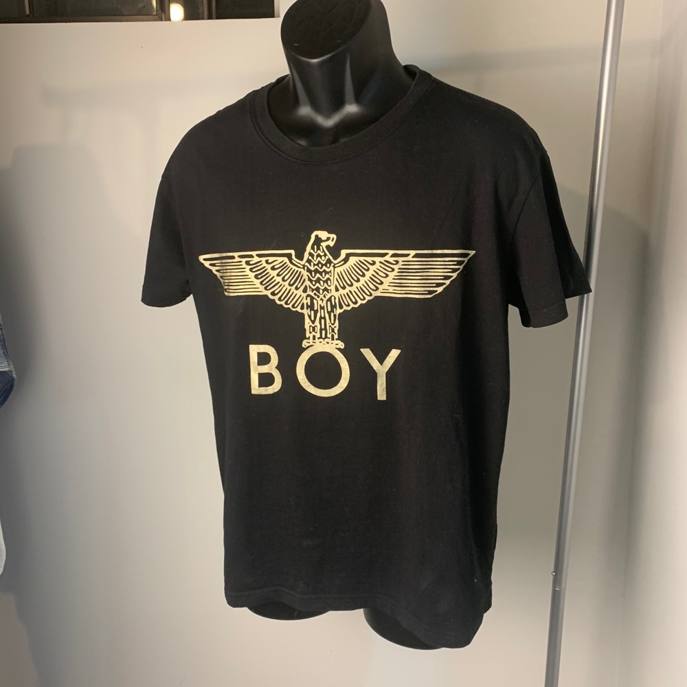 Boy London gold logo shirt